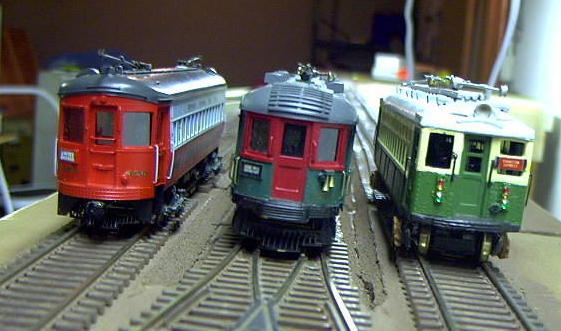 One of the Y switches and three models.